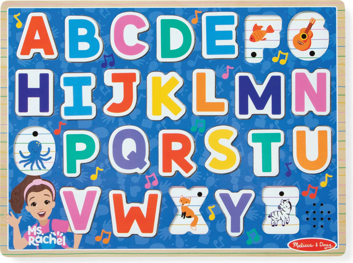 Ms. Rachel™ Wooden Phonics Alphabet Sound Puzzle - 26 Pieces - Image 5
