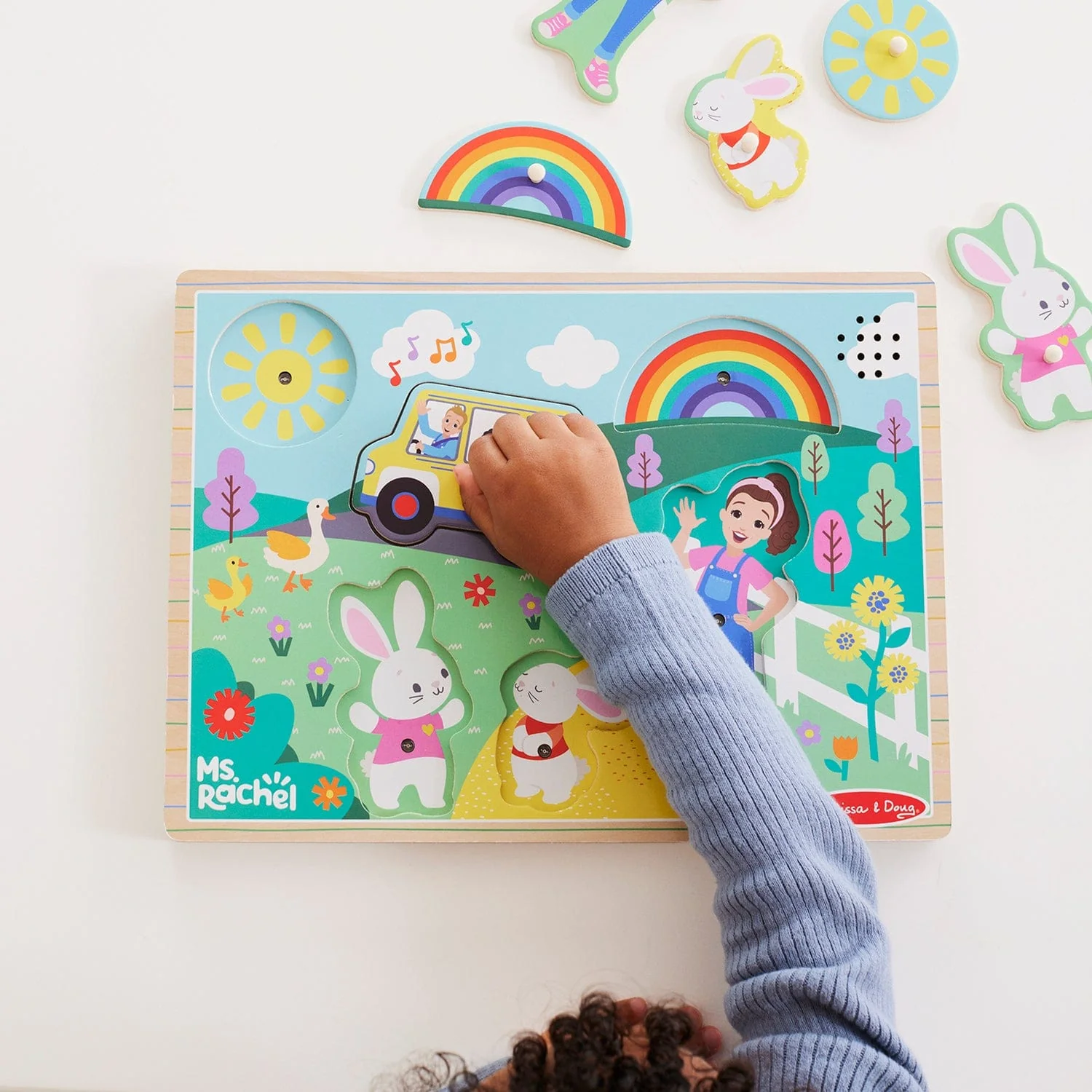 Ms. Rachel™ Wooden Song Puzzle – 6 Pieces - Image 3