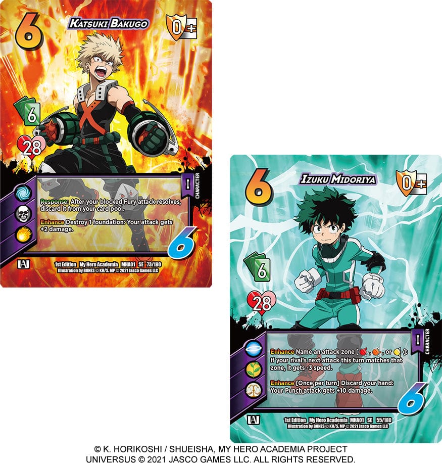 My Hero Academia CCG: Izuku vs Katsuki 2-Player Rival Deck - Image 6