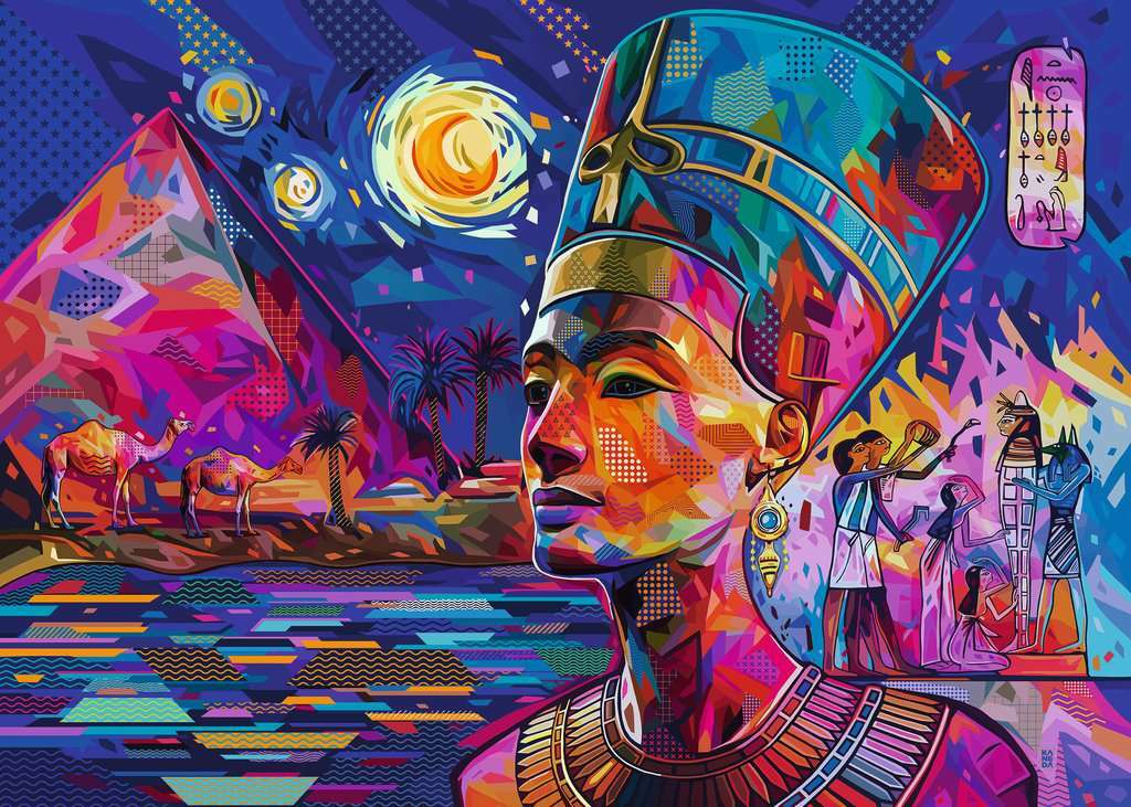 Nefertiti on the Nile (1000 pc Puzzle) - Image 4