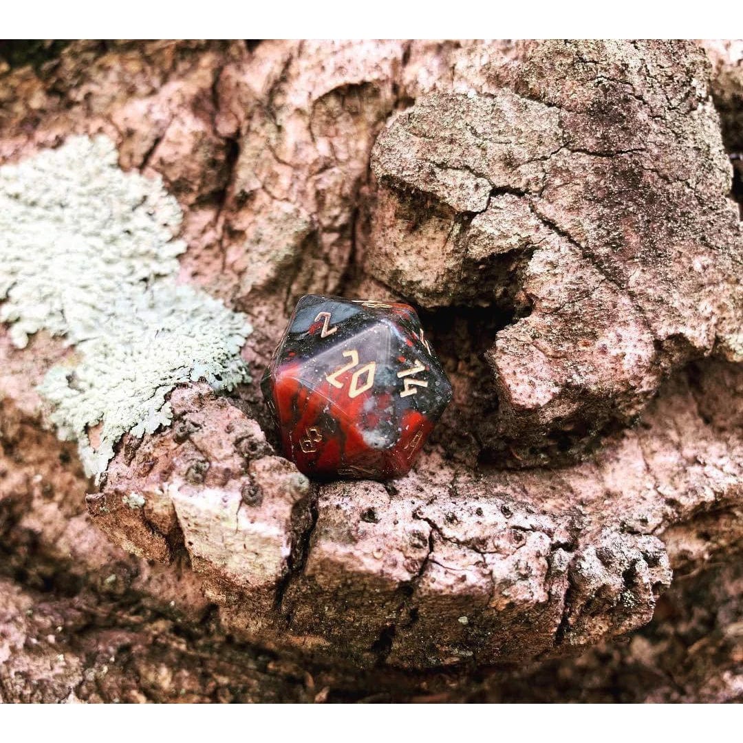 Bloodstone - 7 Piece RPG Set Gemstone Dice - Image 2