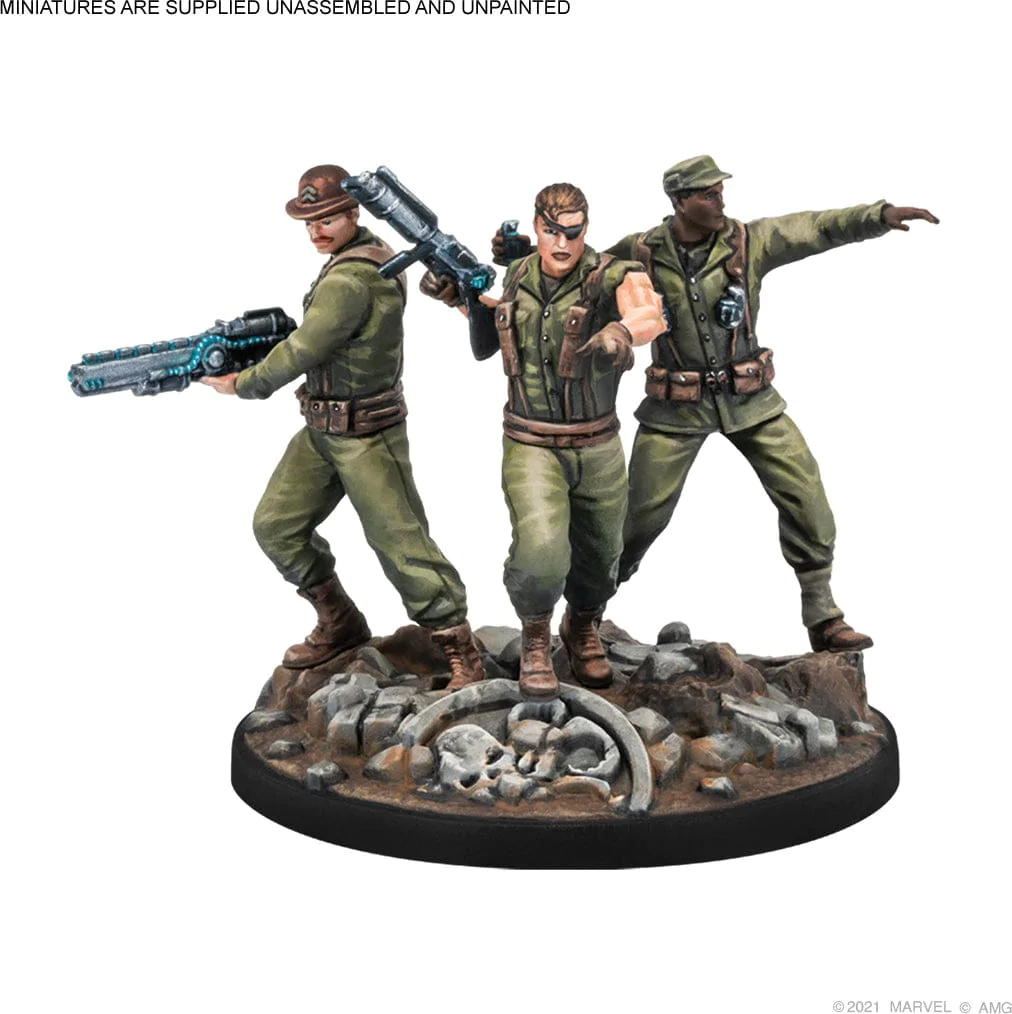 Marvel: Crisis Protocol - Nick Fury, Sr. & Howling Commandos - Image 2