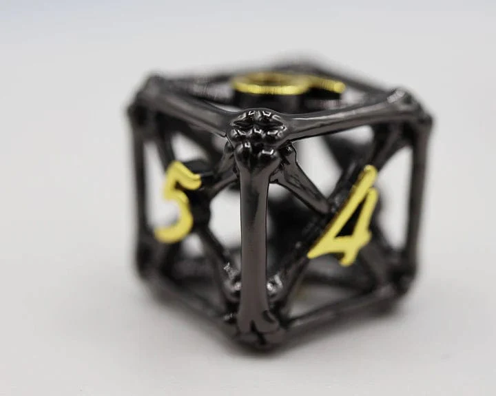 Night Bones - Hollow Metal Dice Set - Image 3