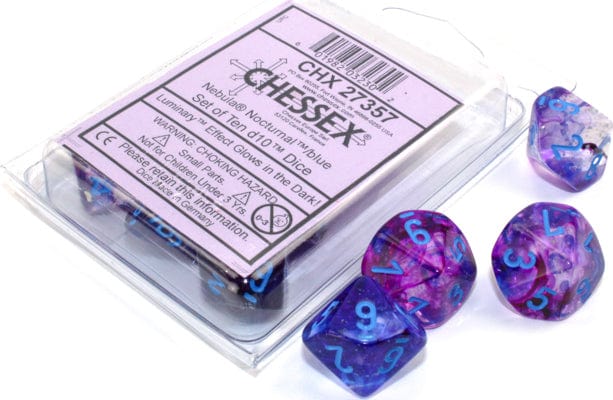 Nebula Nocturnal/Blue Luminary D10 Set - Image 5