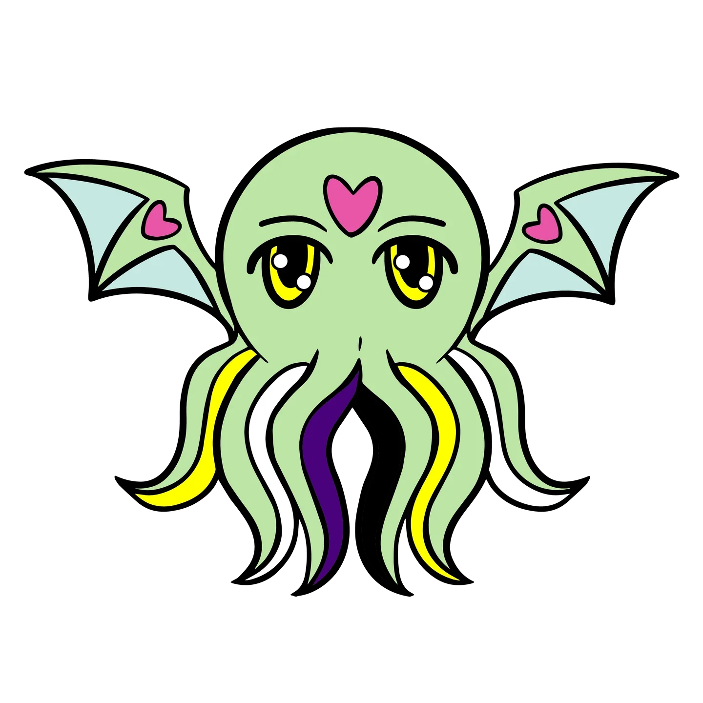 Nonbinary Pridethulu Pin