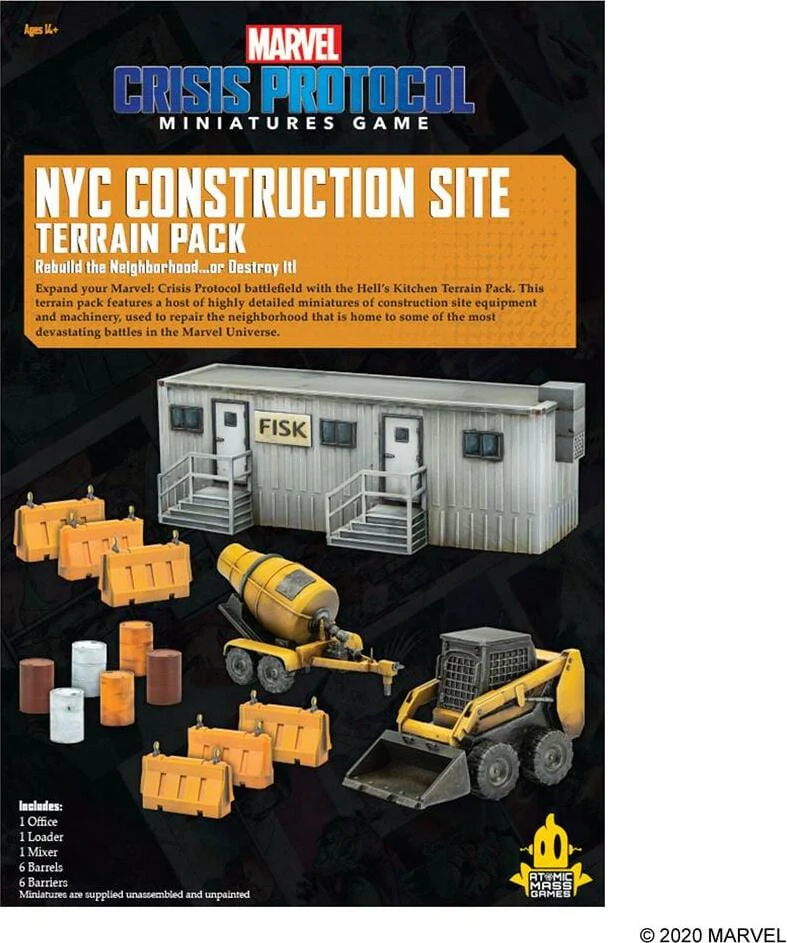 Marvel Crisis Protocol: Nyc Construction Site Terrain - Image 9
