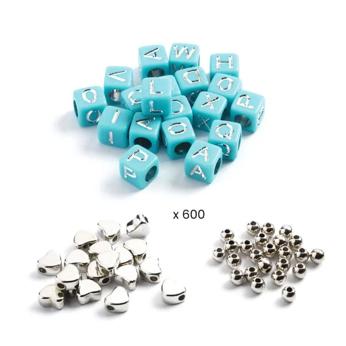 Oh! Les Perles: Alphabet Beads - Silver