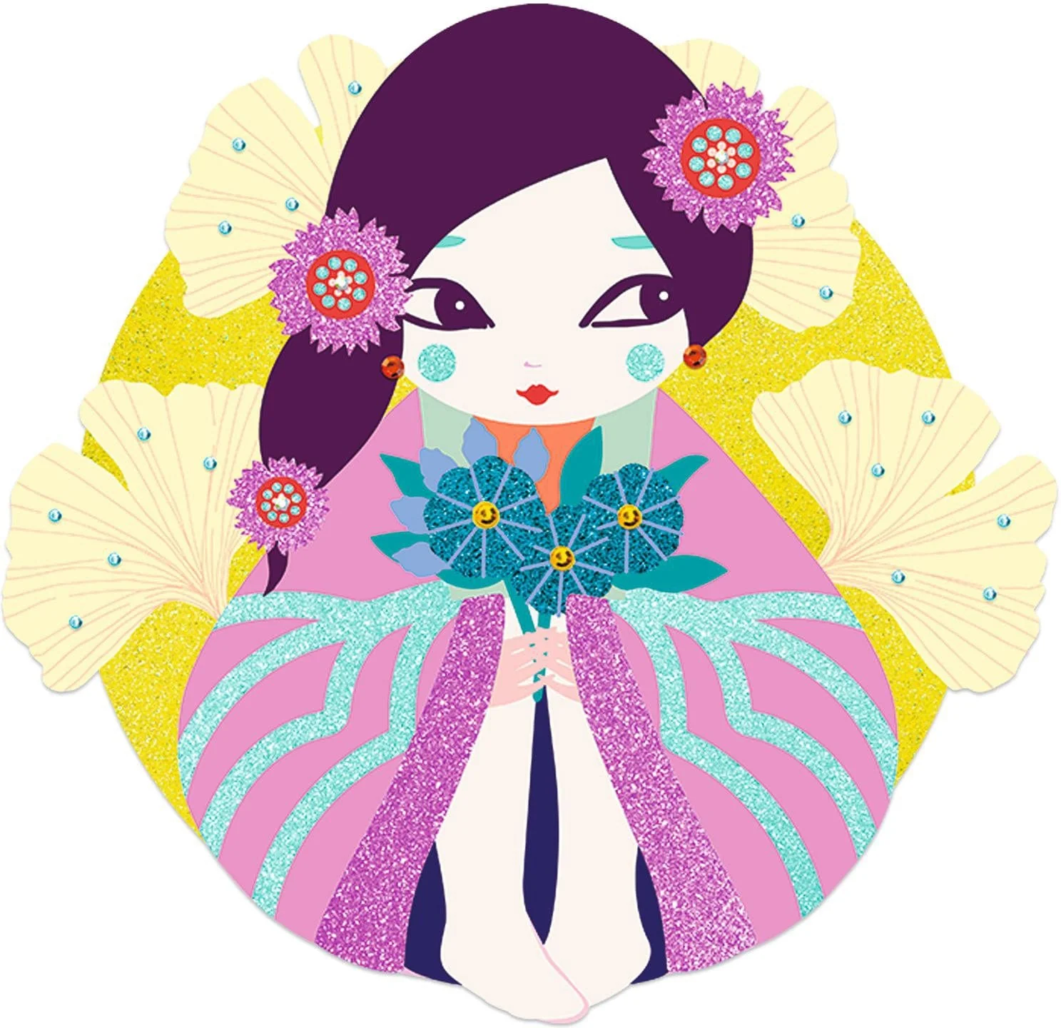 Onnanoko Glitter & Gem Boards Kit - Image 4
