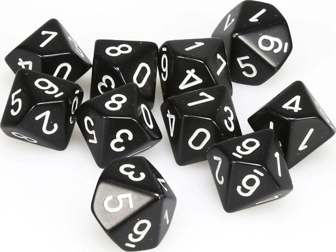Opaque: Poly D10 Black/White (1 - Image 2