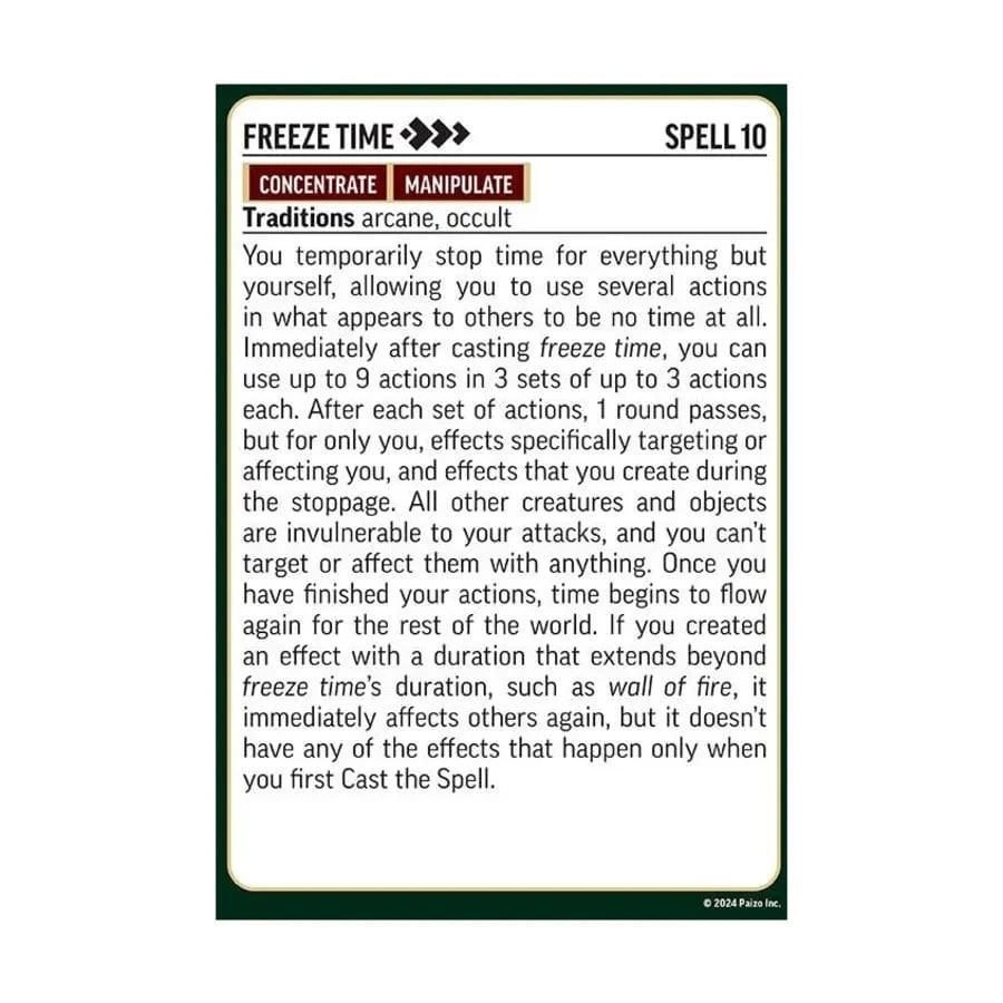 Pathfinder Arcane Spell Cards (Remastered) (P2) - Image 2