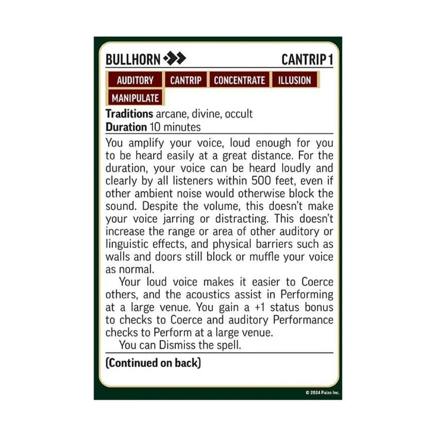 Pathfinder Arcane Spell Cards (Remastered) (P2) - Image 3