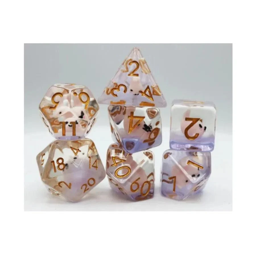 Pink Seal RPG 7 Dice Set