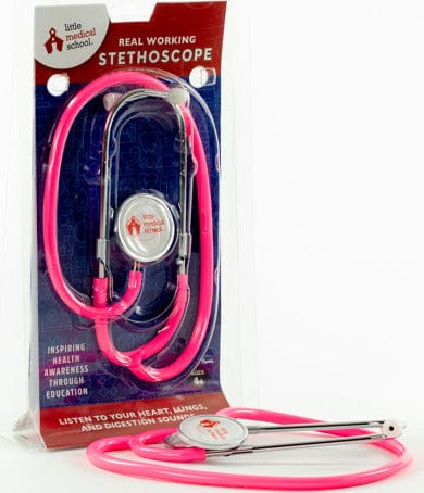 Real Working Stethoscope Pink - Image 5