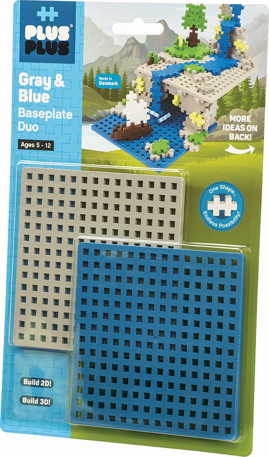 Baseplate Duo - Gray and Blue - Image 4