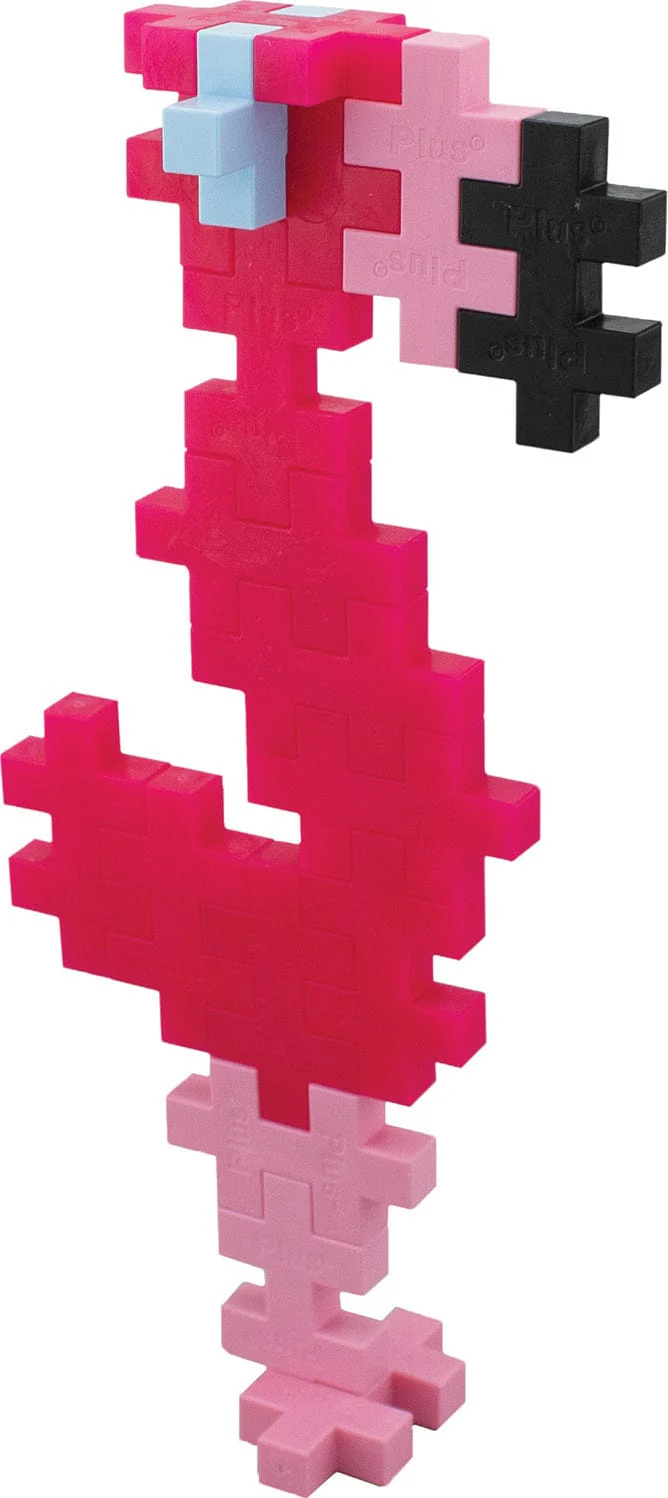 Plus-Plus BIG Tube Flamingo - 15 pcs - Image 3