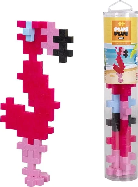 Plus-Plus BIG Tube Flamingo - 15 pcs - Image 8
