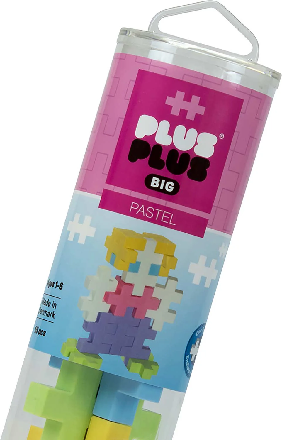 Plus-Plus BIG - 15 pc Tube Pastel - Image 18