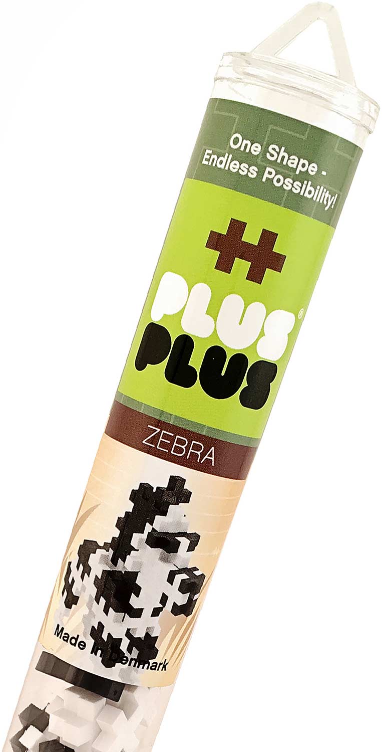 Plus-Plus Tube - Zebra - Image 10