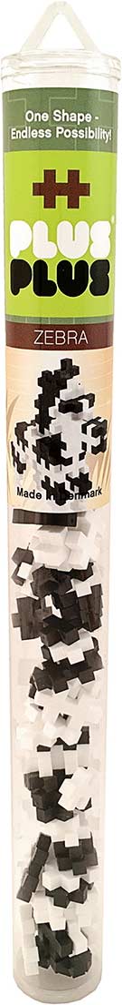 Plus-Plus Tube - Zebra - Image 6