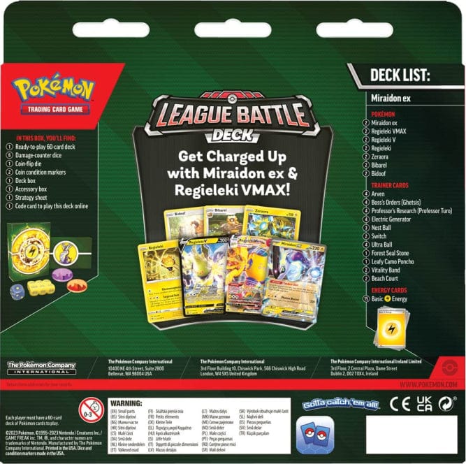 Pokemon TCG Miraidon League Battle Deck - Image 2