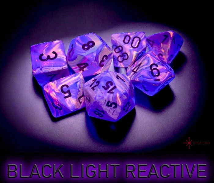 Pop Art Red 7 Dice Set - Image 4