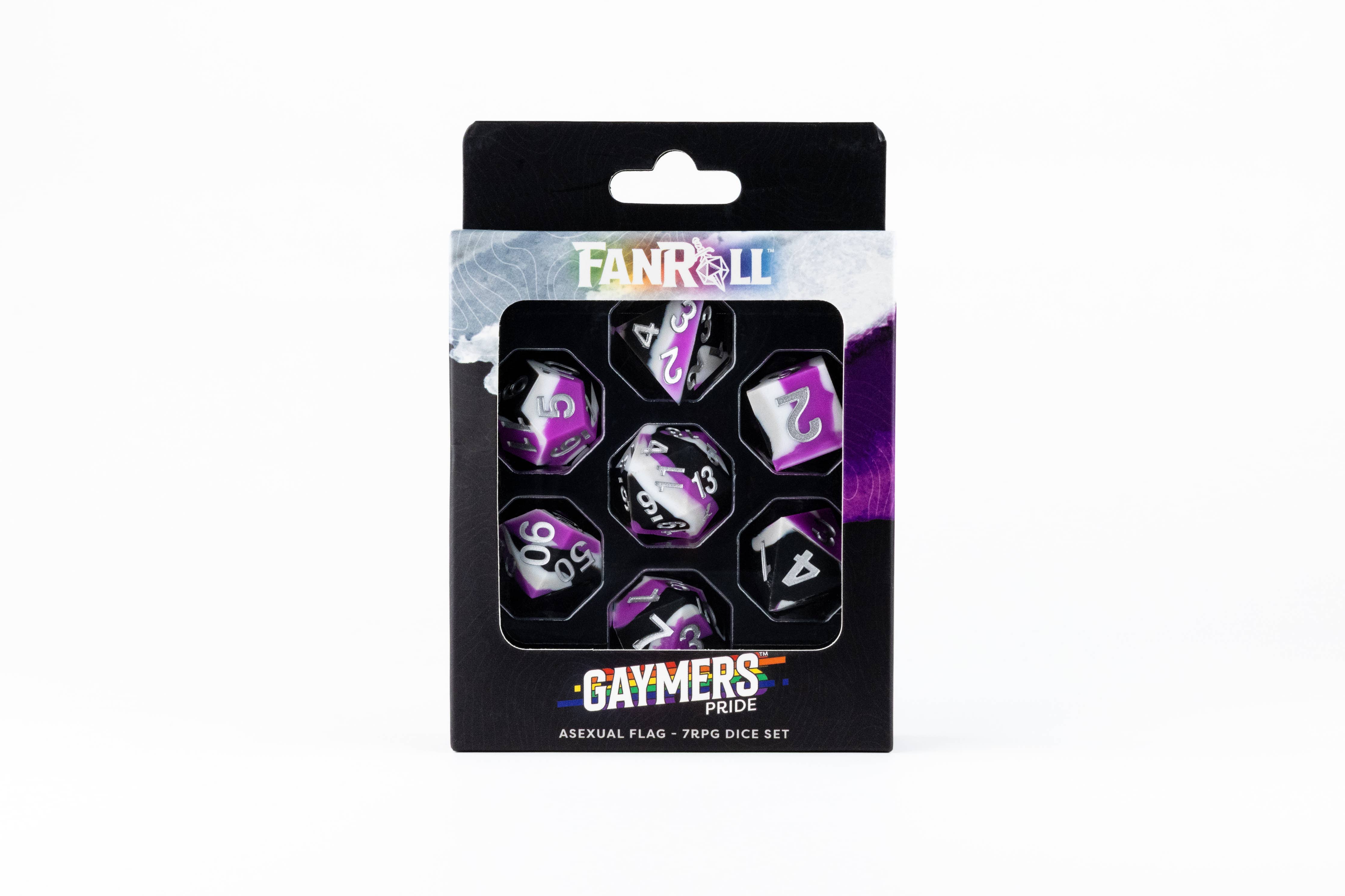 PRIDE Silicone Dice (NINE STYLES): Asexual - Image 19