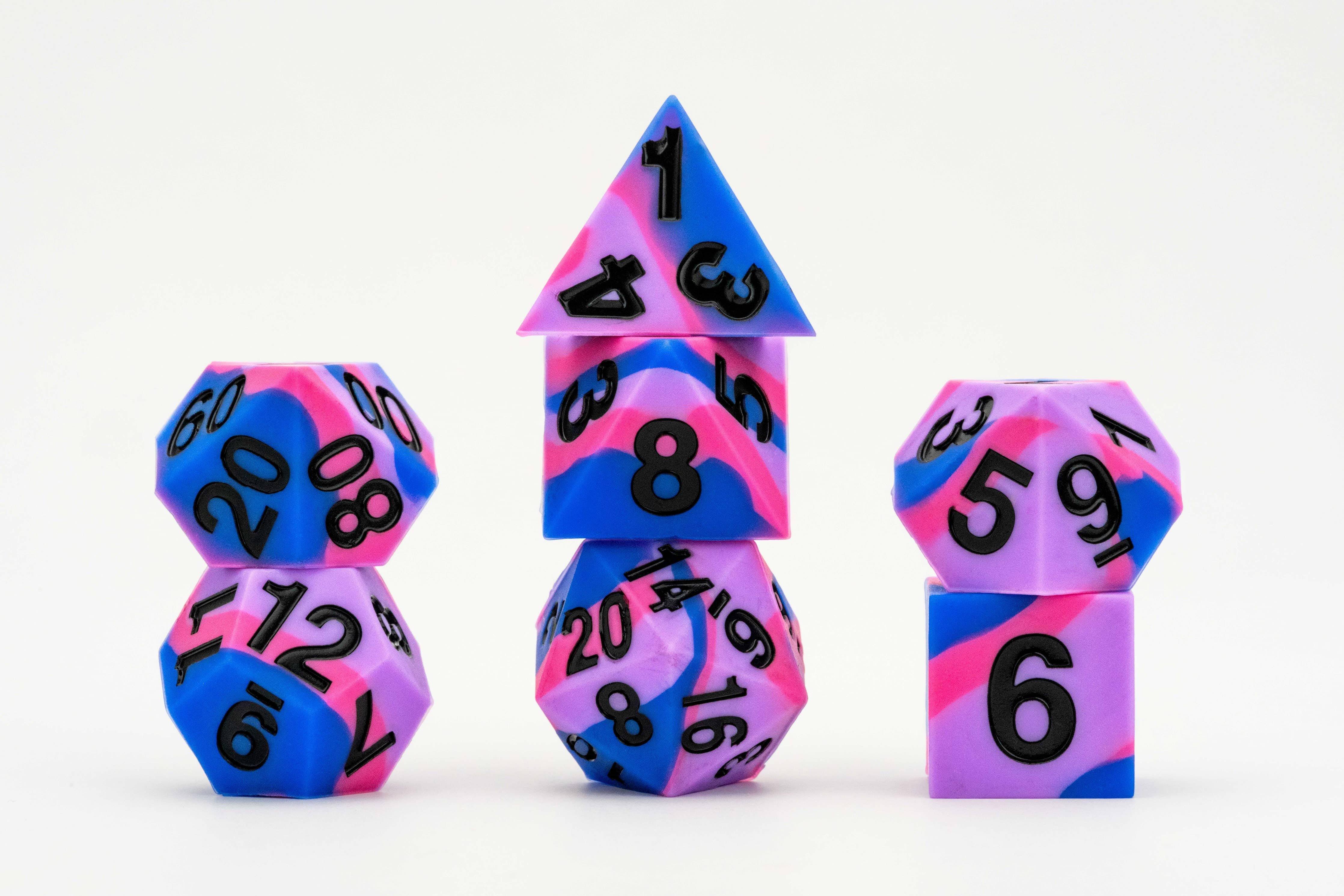 PRIDE Silicone Dice (NINE STYLES): Asexual - Image 5