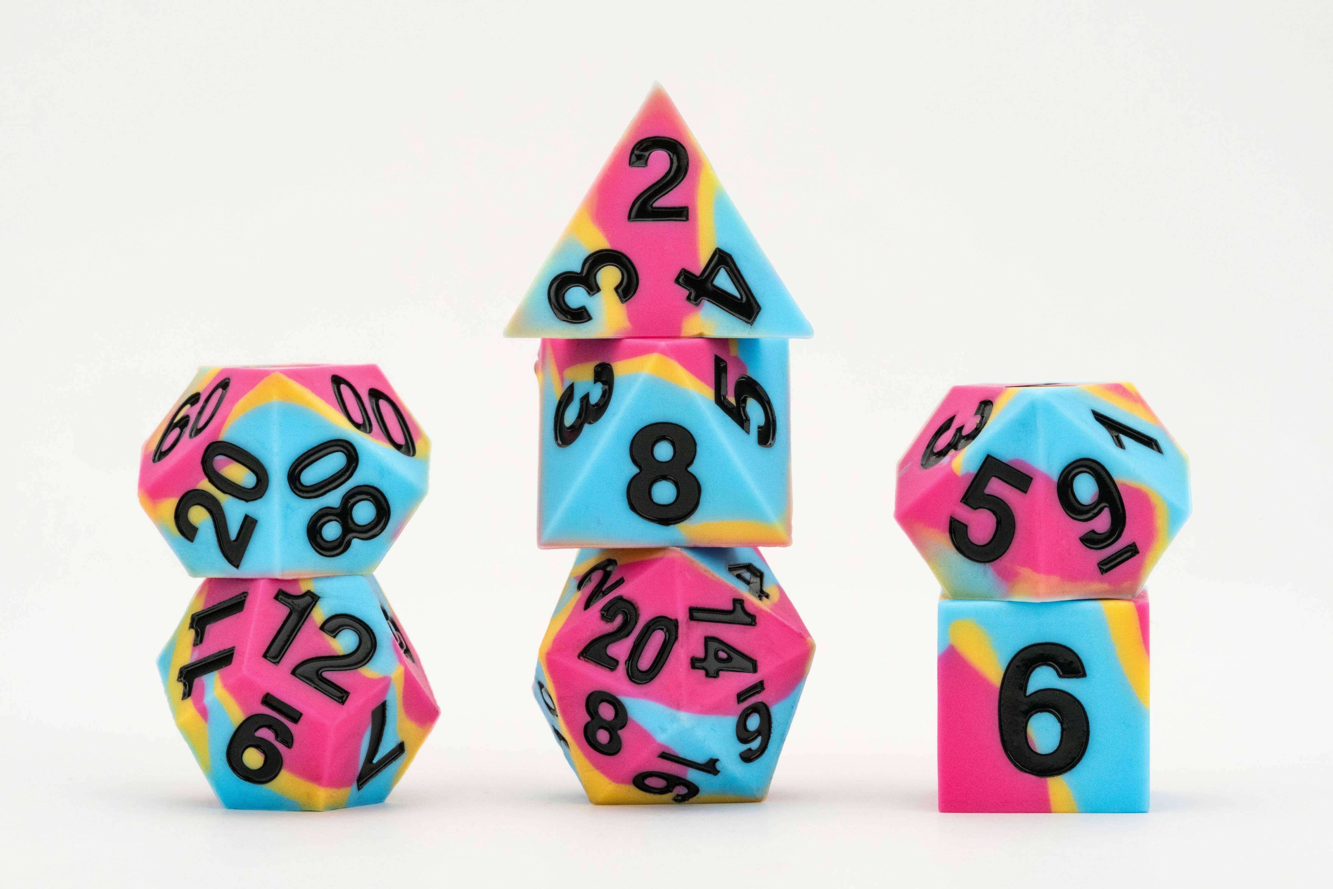 PRIDE Silicone Dice (NINE STYLES): Asexual - Image 9