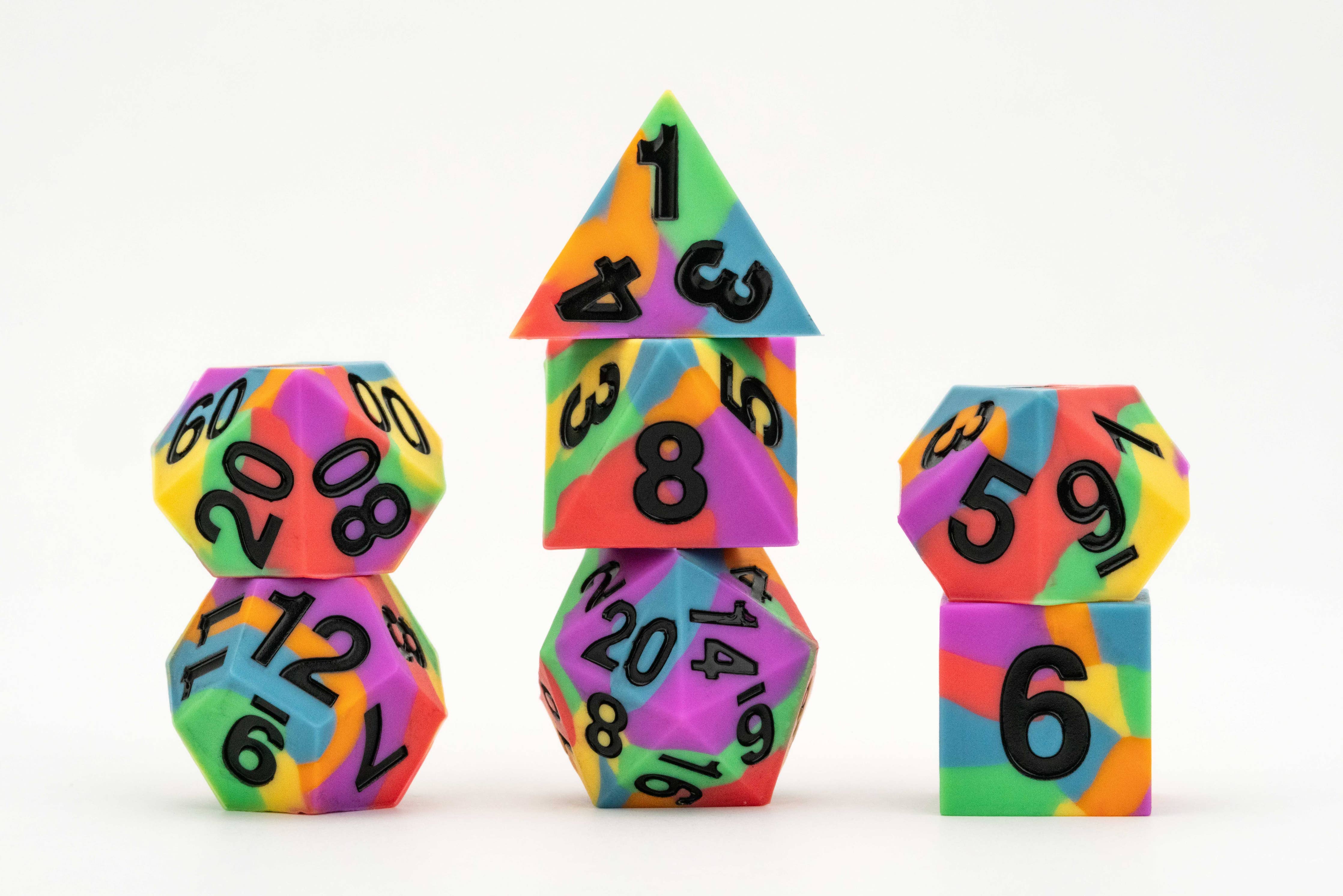 PRIDE Silicone Dice (NINE STYLES): Bisexual - Image 6