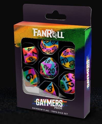 PRIDE Silicone Dice (NINE STYLES): Intersex - Image 2