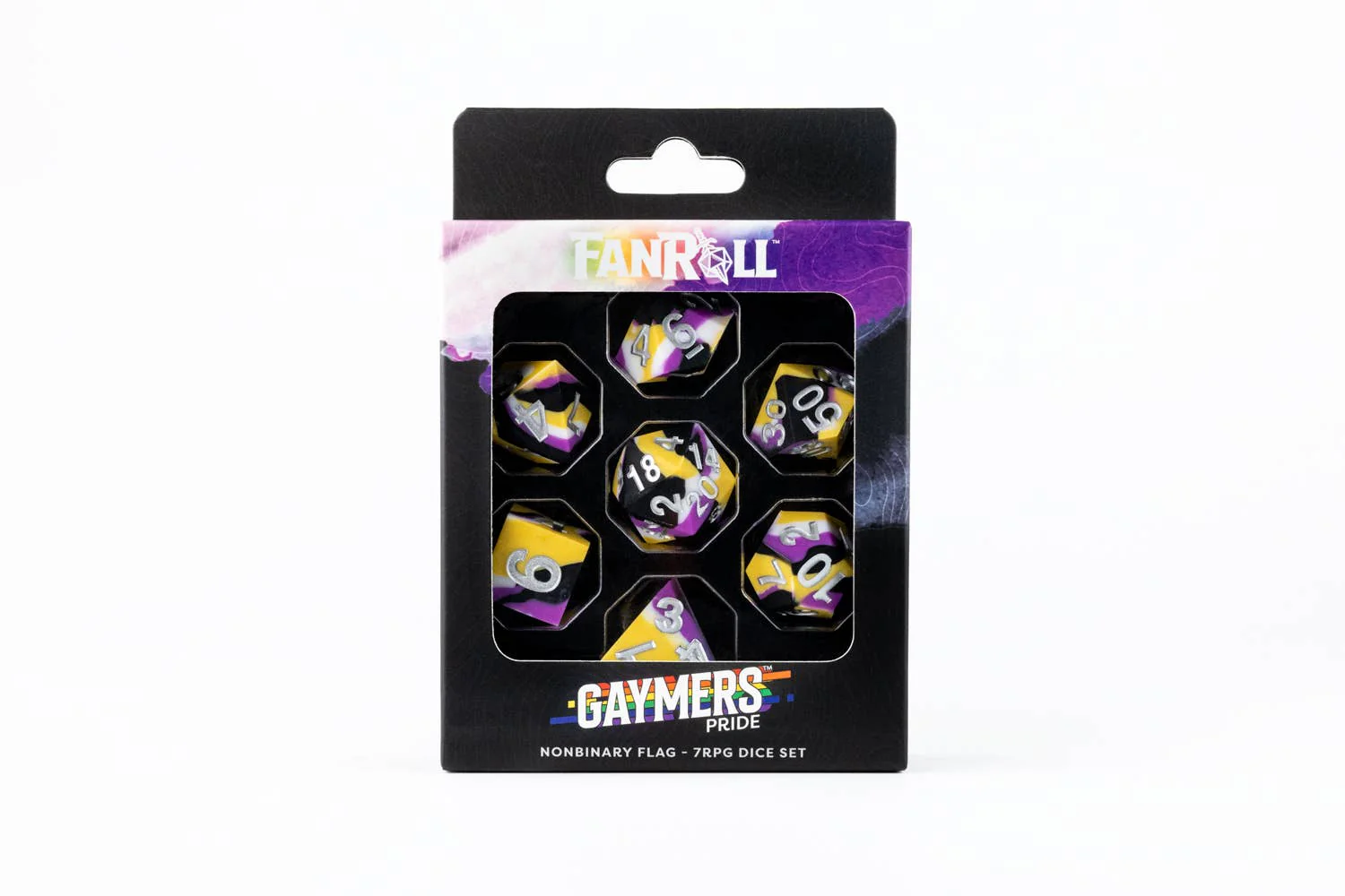 PRIDE Silicone Dice (NINE STYLES): Non Binary - Image 15