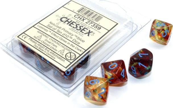 Primary/Blue Luminary D10 Set