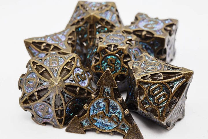 QUIVER OF ARROWS: NIGHT SKY ARROW - METAL RPG DICE SET - Image 3