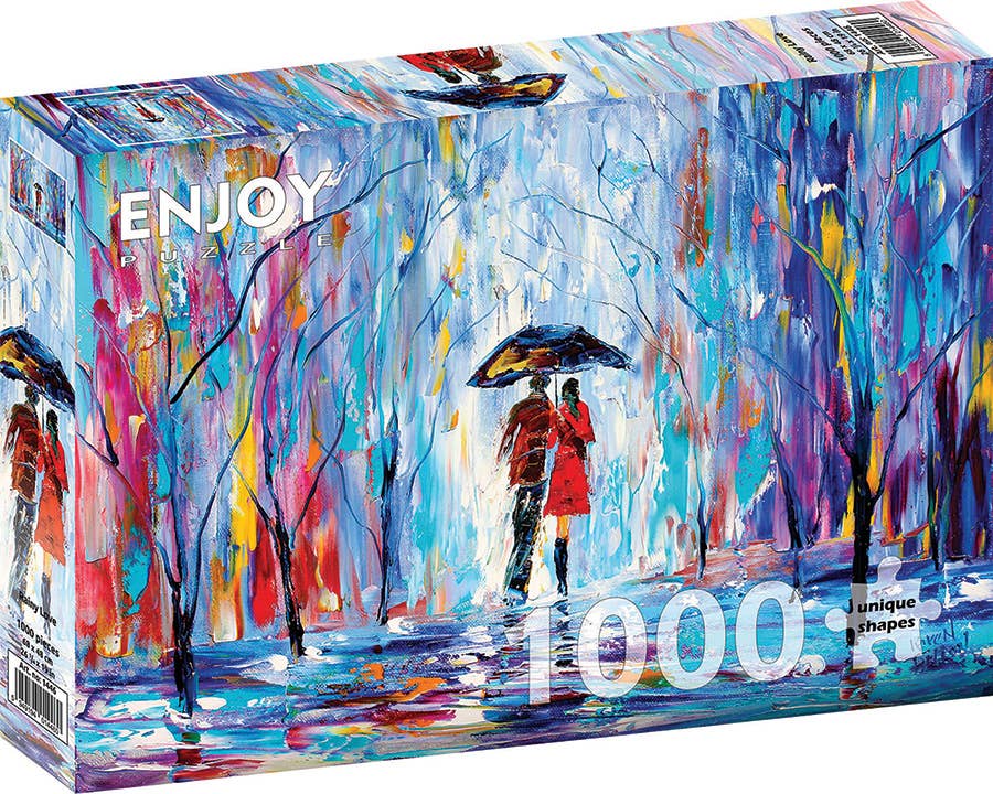 Rainy Love 1000pc Enjoy Puzzle