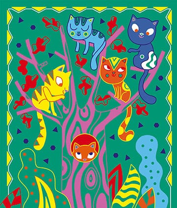 Scratch Art Cats