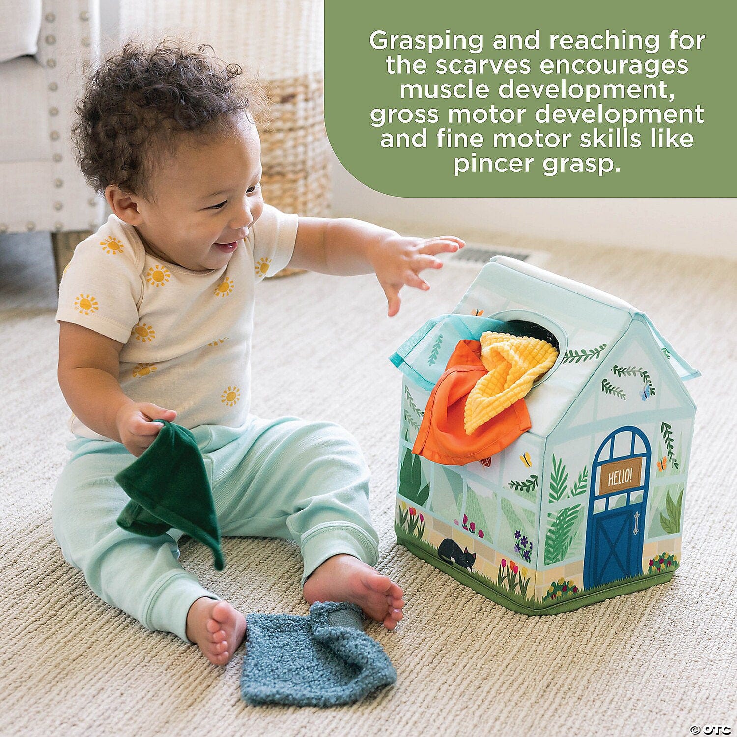 Sensory Sprouts Peek and Pull Tissue Box - Image 2