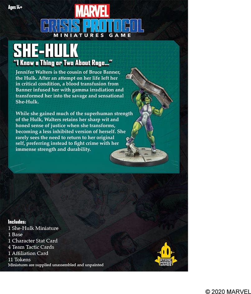 Marvel Crisis Protocol: She Hulk Character Pack - Image 11