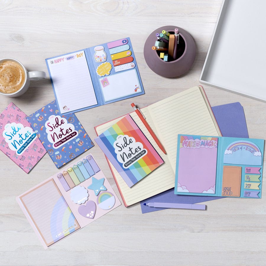 Side Notes Sticky Tab Note Pad - Happy Day - Image 3