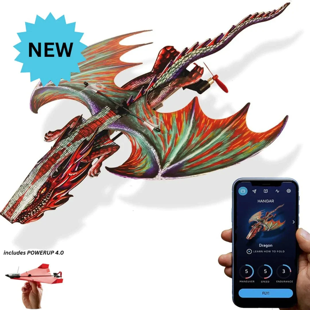 Smartphone Controlled Paper Dragon