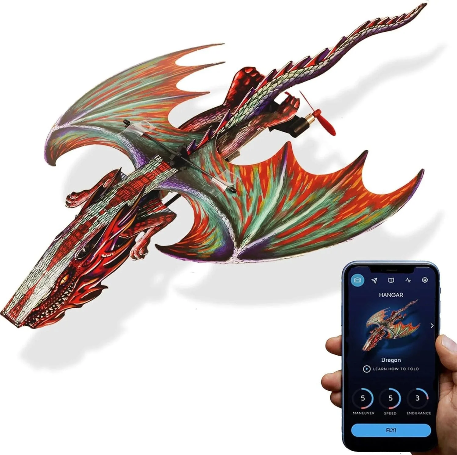 Smartphone Controlled Paper Dragon - Image 2