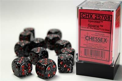 Speckled® 16mm D6 Space™ Dice Block™ (12 dice)