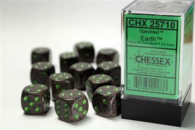 Speckled® 16mm D6 Earth Dice Block™ (12 dice) - Image 2