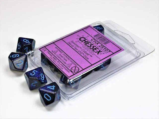 Speckled Cobalt d10 Set