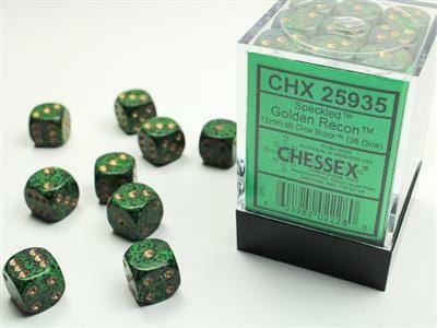Speckled® 12mm D6 Golden Recon™ Dice Block™ (36 dice) - Image 4