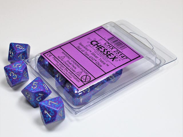 Speckled Silver Tetra d10 set - Image 2