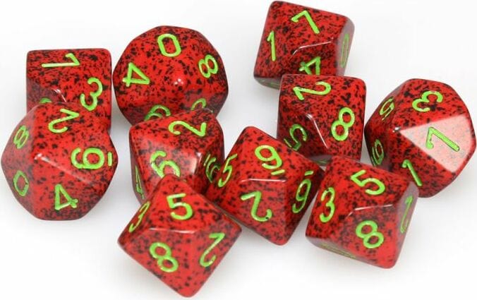 Speckled Strawberry 10d10 Set - Image 3