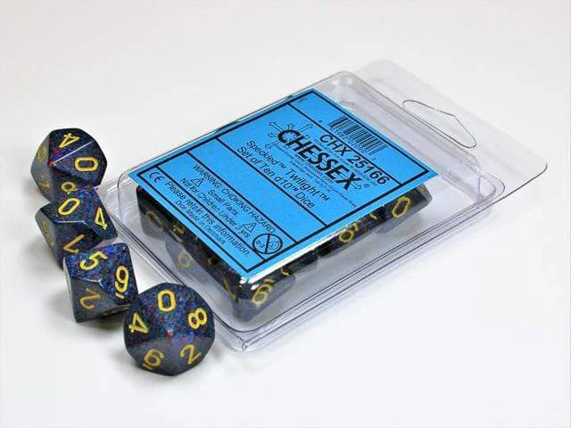 Speckled Twilight d10 set