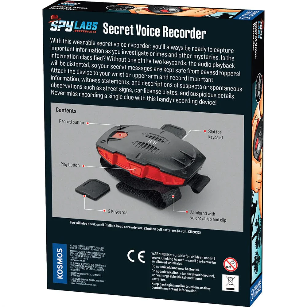 Spy Labs Secret Voice Recorder - Image 3