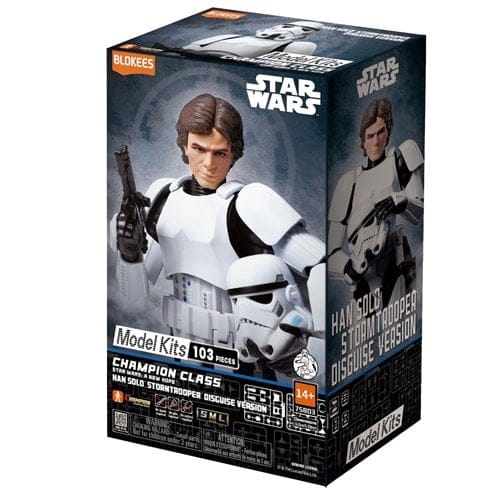 Star Wars: A New Hope Han Solo Stormtrooper Disguise Version Blokees Model Kit - Image 4