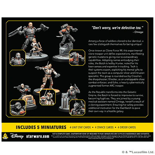 Star Wars Shatterpoint: Clone Force 99 Squad Pack - Image 2